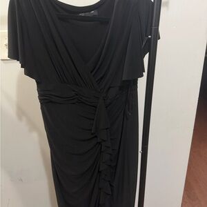 Jones New York Black Midi Dress